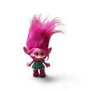 DreamWorks Trolls Poppy Figure Pink Hair Collectible Movie Toy 4 Inch Figure
